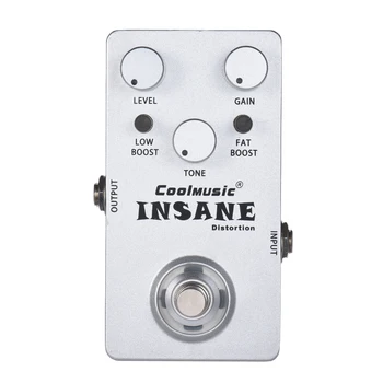 

Electric Guitar Distortion Effect Pedal True Bypass Full Metal Shell Guitar Parts & Accessories