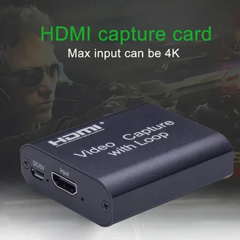 

Mini 4K HDMI Video Capture Card 1080p Game Capture Card USB 3.0 Recorder Box Device For Live Streaming Video Recording In Stock