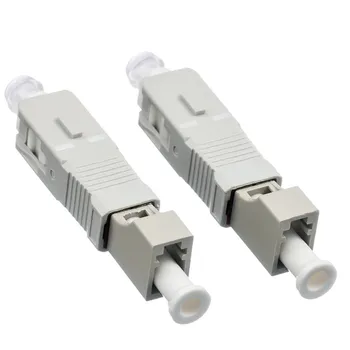 

Fiber Optic SC LC MM Adapter SC UPC Male to LC UPC Female Singlemode Hybrid Adapter Connector