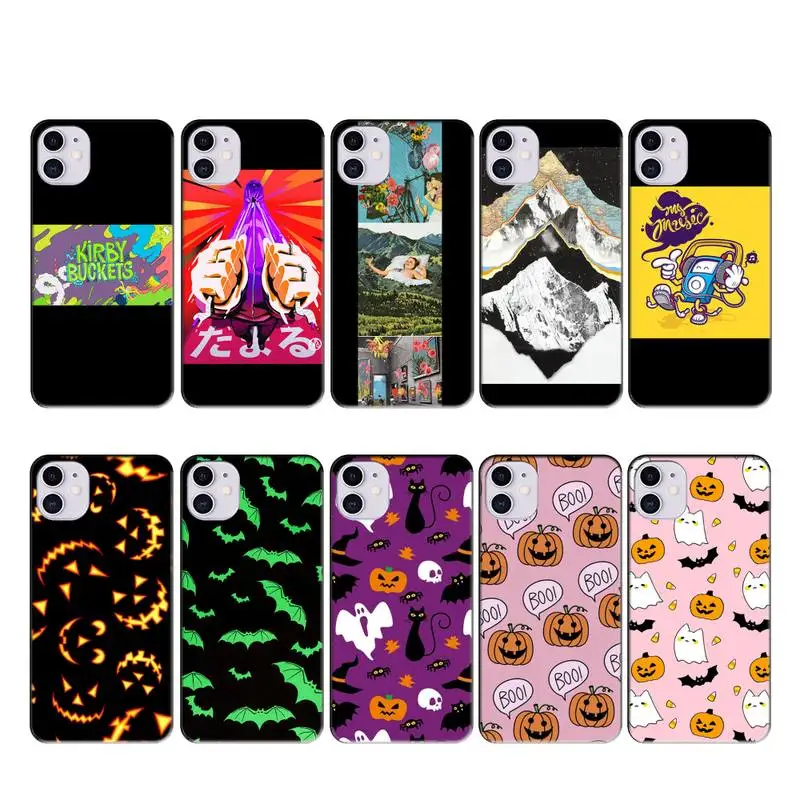 

FFboost Halloween Bat case coque fundas for iphone 11 PRO MAX X XS XR 4S 5S 6S 7 8 PLUS SE 2020 cases cover