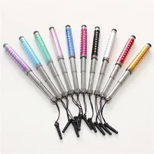 10 шт Металлические Универсальные три телескопические емкостные Ручки стилус для сенсорного экрана для всех мобильных телефонов планшетов