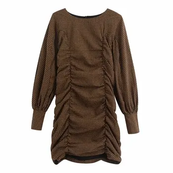 

Bb60-9973 European and American fashion Pleated Mini DressWomen dress vestidos de verano summer dress