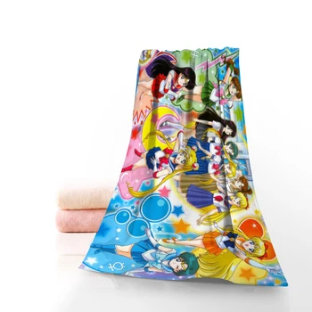 

New Arrival Sailor Moon Towel Multiple Color Microfiber Beach Bath Towel Sports Face Towel Customizable Printing Bath Towels