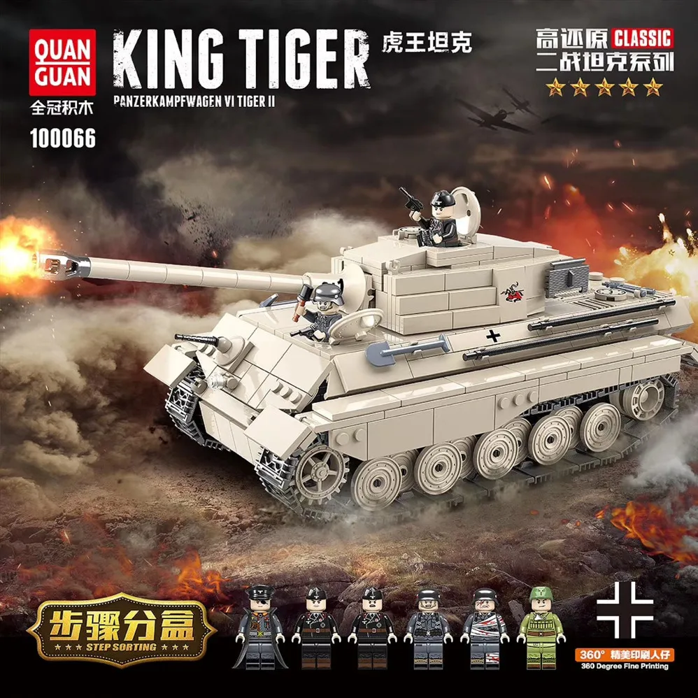 Военный Король тигр 131 IS-2M тяжелый танк KV-1 KV-2 LegoINGly строительные блоки фигурки