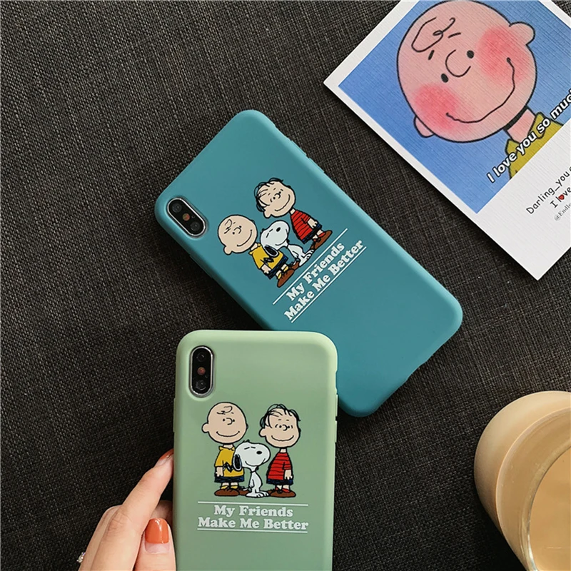 Чехлы для телефона с рисунком аниме Шарли коричневого цвета для iphone11 Pro Xs MAX XR X 11 6 6s 7 8 plus 11ProMax candy мягкая задняя крышка из ТПУ