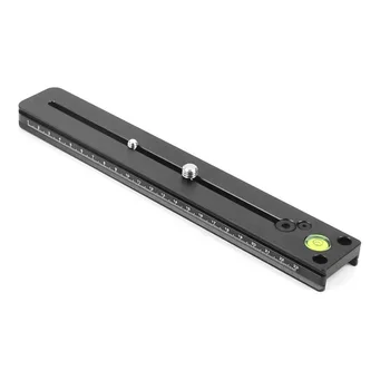 

Aluminum Lengthened Quick Release Plate 250mm Nodal Slide Rail with 1/4" / 3/8" Screw for Arca Swiss Tripod Head Q08