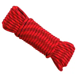 Верёвка для скалолазания на открытом воздухе альпинистская веревка износостойкая воздушная Рабочая веревка нейлоновая статическая