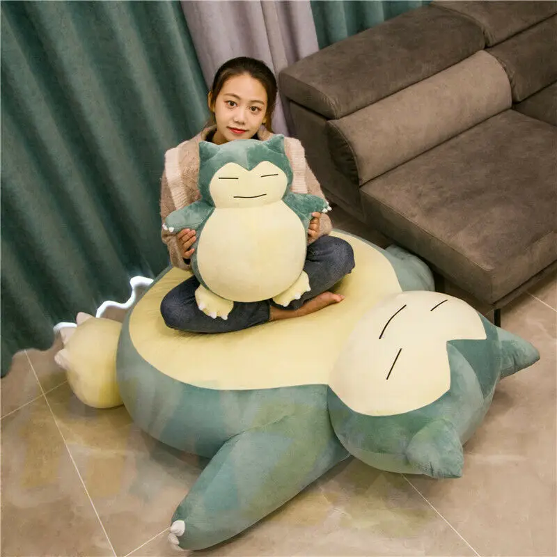 Аниме гигантский Snorlax плюшевая кукла Подушка Мягкие плюшевые игрушки куклы дети