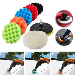 Tampons de polissage 3 "5", 8 pièces, Kit de tampons de polissage pour voiture, éponge, tampon, polisseuse, ponçage, accessoires de soins de voiture 