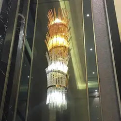 Лобби коридор с украшением в виде кристаллов бра Инжиниринг на заказ большие проход декоративные, для потолочных светильников Творческий