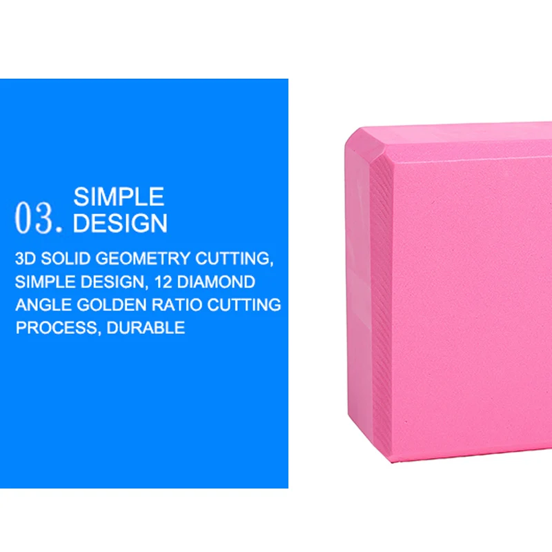 Yoga Props Foam Brick Stretching Aid Gym Pilates Yoga Block Exercise Fitness Sport Hot