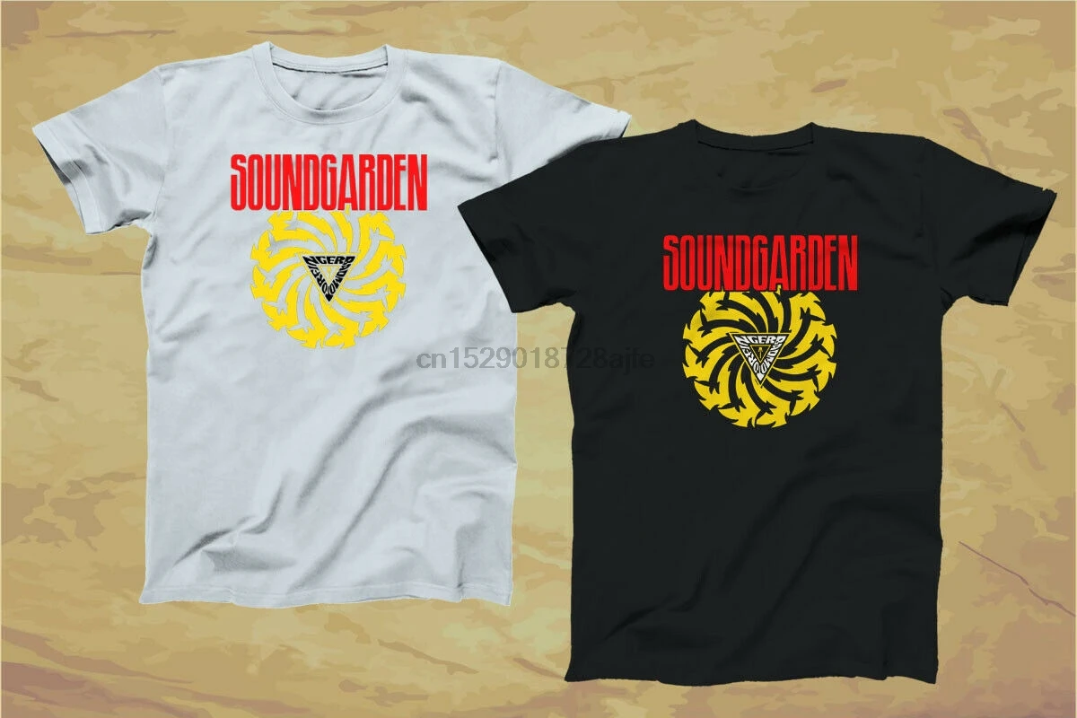SOUNDGARDEN Badmotorfinger состаренная черная белая футболка XS-3XL |