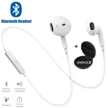 Спортивные шейные беспроводные наушники, музыкальные наушники-вкладыши, гарнитура с громкой связью, Bluetooth наушники с микрофоном для huawei, Xiaomi, для всех телефонов