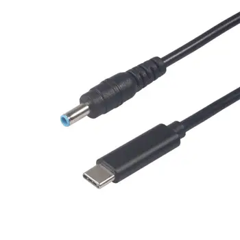 

New Durable High Quality Power Supply Adapter Cable Type-C Male To HP4506 Male Converter Cord With Chip For HP Laptop Computer
