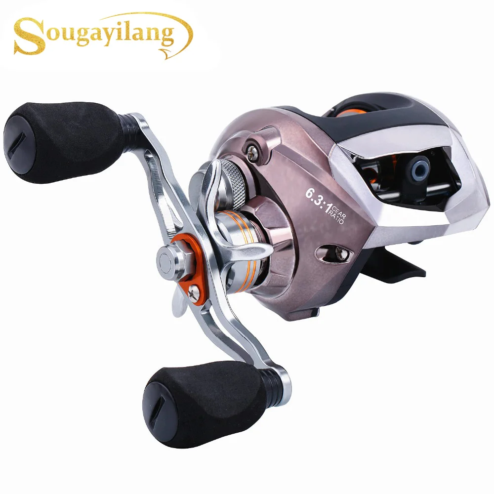 Sougayilang baitcasing Reels 18 + 1BB катушка для ловли карпа левая/правая рука Приманка из