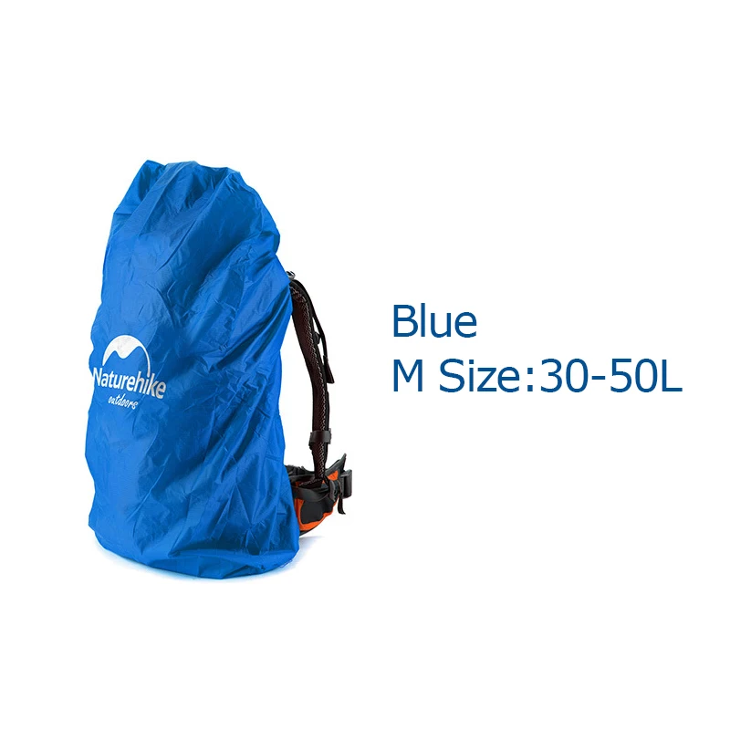 M Size Blue NatureHike NH15Y001-Z 20L-75L водонепроницаемый рюкзак дождевик Сумка дождевик пылезащитный чехол для кемпинга пешего туризма охоты - Цвет: M Size Blue