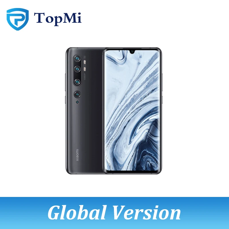 Midnight Black Глобальная версия Xiaomi Mi Note 10 Pro 8 ГБ ОЗУ 256 ГБ 5260 МП пента камера смартфон 730 мАч Snapdragon 6,47G "10x Hybird Zoom - Цвет: Midnight Black