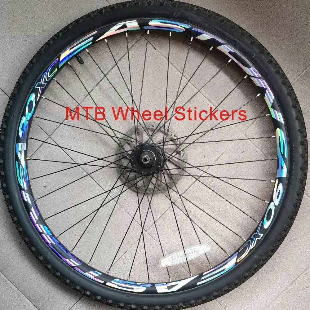 Wiel Set Stickers Fiets 26 / 27.5/29 Inch Wielen Mountainbike Velg Sticker  Fiets Stickers Velgen Reflecterende decals Radium Mtb|Bicycle Stickers| -  AliExpress