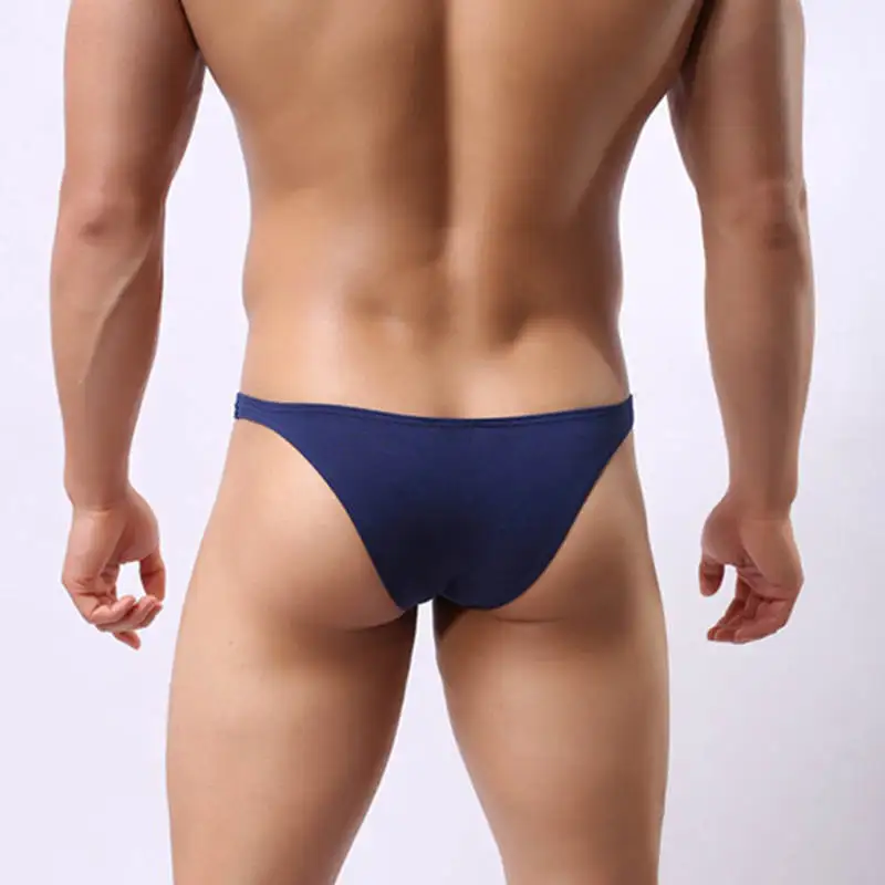 

DSJDUSHIJIA Men's Modal Mini Bikini Briefs Underwear Sexy Males Bulge Pouch Jockstrap Low Waist Underpants Breathable Panties