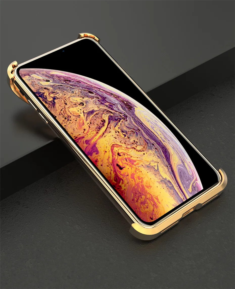 Для iPhone Xs Max XR чехол меч-Дракон Металлический противоударный бампер задняя крышка для iPhone X Xs Алюминиевый противоударный чехол