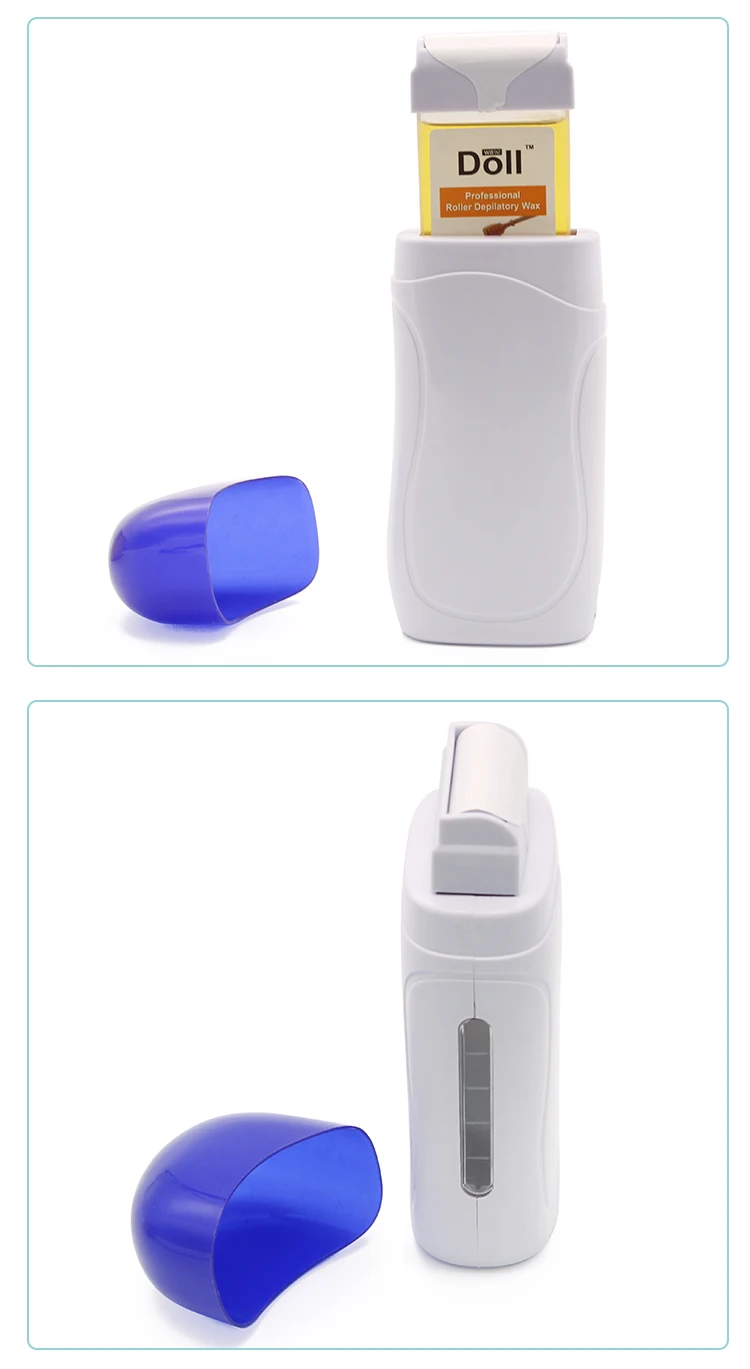 Blue New Hair Removal Portable Wax Warmer Paraffin Depilatory Wax Heater Roller Wax Heater