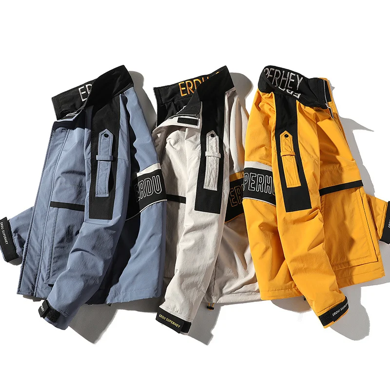 

Pocket Loose Winter Coat Autumn Jacket Men's Stranger Things Streetwear Harajuku Hip Hop Warm Clothes Windbreaker Jogger