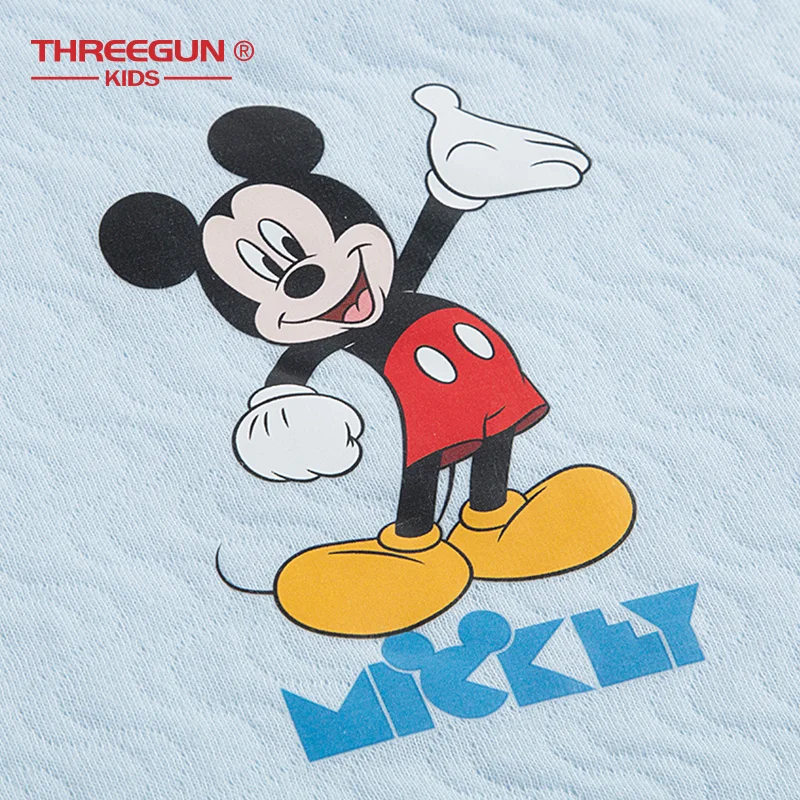 THREEGUN/Детские хлопковые зимние пижамы с Микки Маусом для мальчиков, комплект термобелья для маленьких мальчиков, зимняя одежда детская зимняя одежда