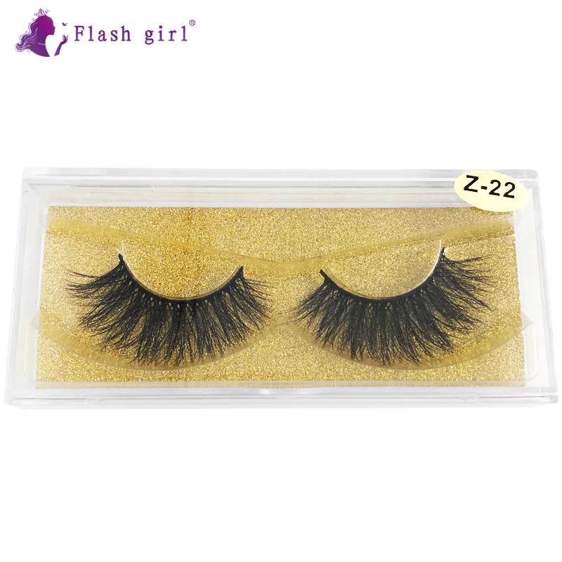 Flash Girl New 1 Pair False Eyelashes Z-22 Makeup Cruelty Free Full Strip Lashes Soft 3D Mink Eyelash Extension | Красота и здоровье