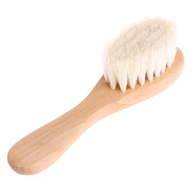 New Baby Care Pure Natural Wool Baby Wooden Brush Comb Brush Hairbrush Newborn Hair Infant Comb Head Massager for hair brush comb,baby hair comb