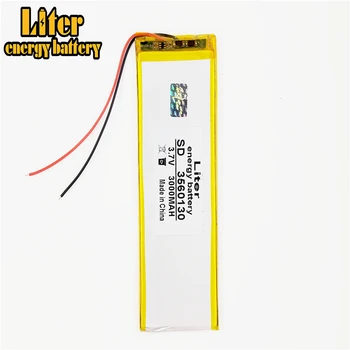 

Polymer 3000 mah 3.7V 3560130 smart home MP3 speakers Li-ion battery for dvr,GPS,mp3,mp4,cell phone,speak