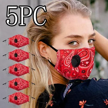 

Маска Humidifiers Mascara Mascarilla Ffpreutilizableffp Humidifiers Print Lovely Dustpoof Reusable Cotton Masks 5pcs#ljc