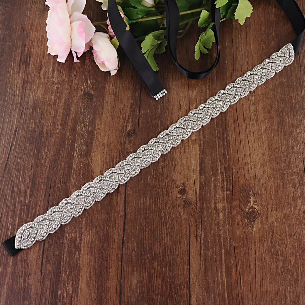 Wedding Belt Duarable Rhinestone Vintage Bridal Sash Sweet Pearly Handmade Ribbon Europe And America Portable Elegant Bridesmaid
