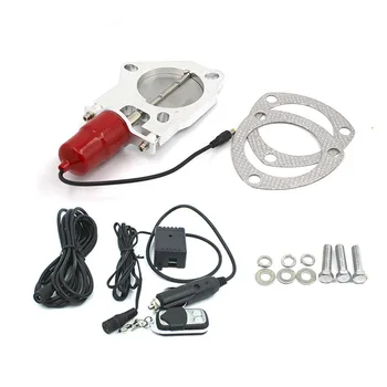 

Stainless Steel Headers Electric Exhaust Cut Out Vavle Cut Out Kit with Electric Remote Switch