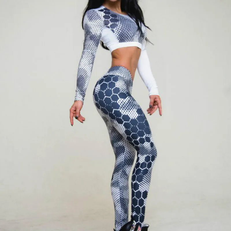 

2017 Summer Autumn New Arrival Sexy Hip Push Up Women's Print Legging