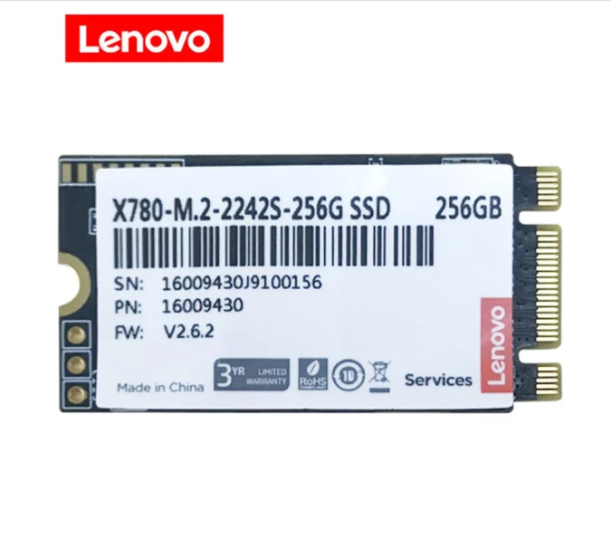 lenovo m.2 2242 256G NGFF твердотельный привод X780 m.2 2242 NVME 256G