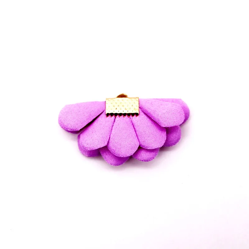 Purple 200 шт, выбор цветов, кисточка, цветок, шелк, полиэстер, подвески, подвеска, серьги, кисточки для ювелирных изделий, сделай сам, рукоделие - Цвет: Purple