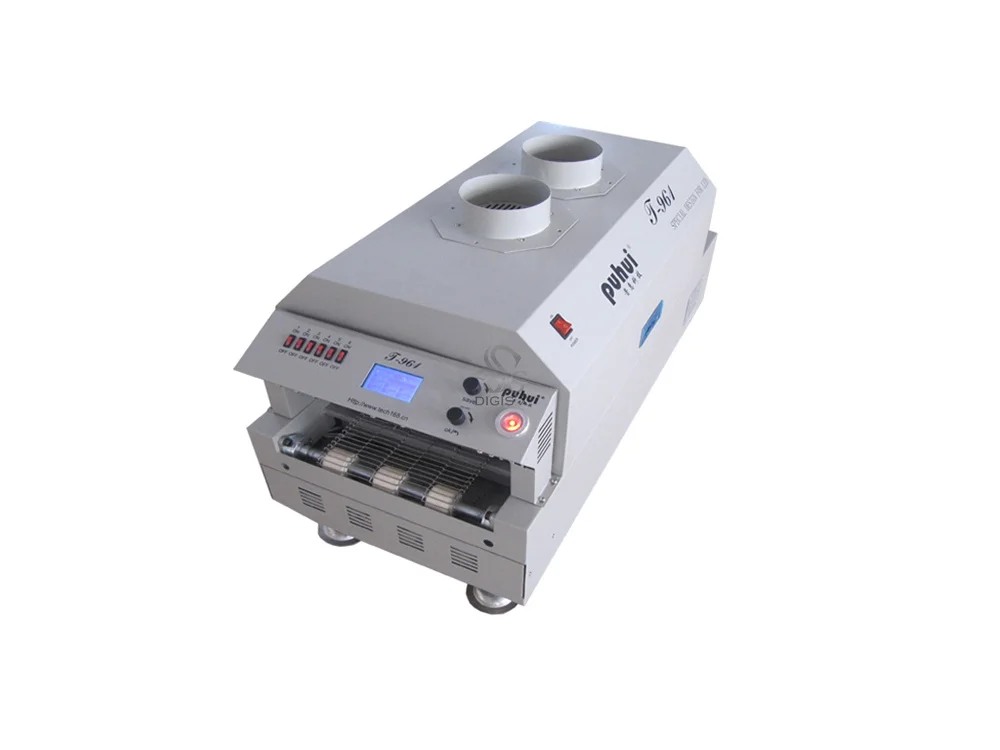 

Free shipping New Arrival T-961 Mini SMT Reflow Oven T961 Infrared IC Heater BGA SMD SMT Rework Sation T 961 Reflow Wave Oven