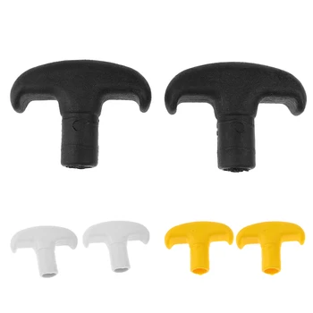 

2 Pieces PVC Canoe Kayak Dinghy Paddle T Handle Grip Replacement Suits 20mm Shaft