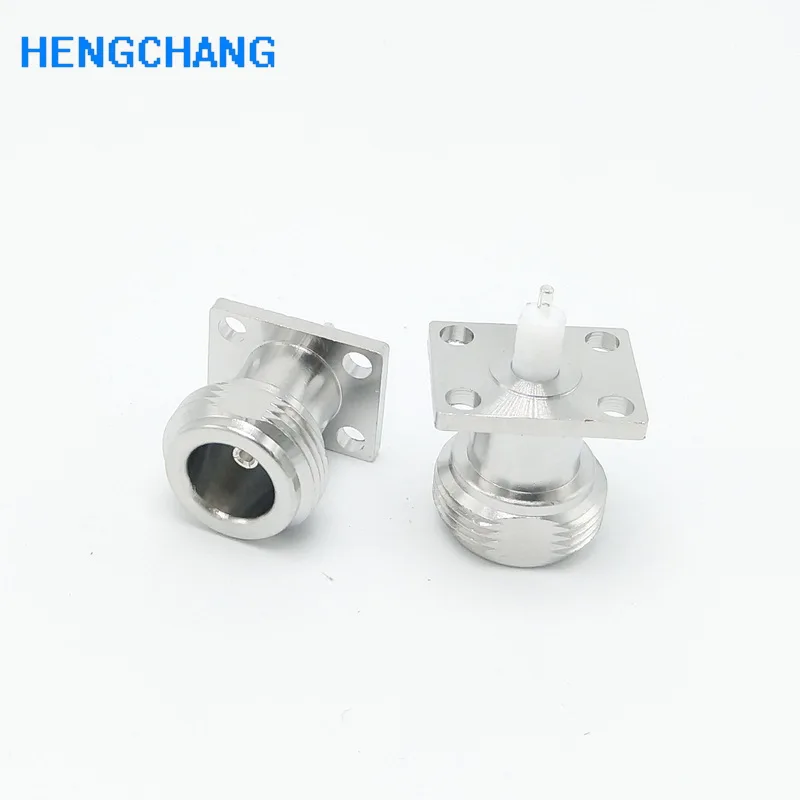 Conector fêmea de l16 n com flange