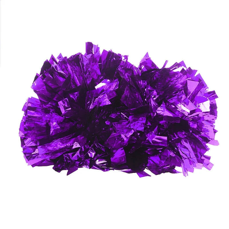 New Handheld Pom Poms Cheerleader Cheerleading Cheer Dance Party Decor