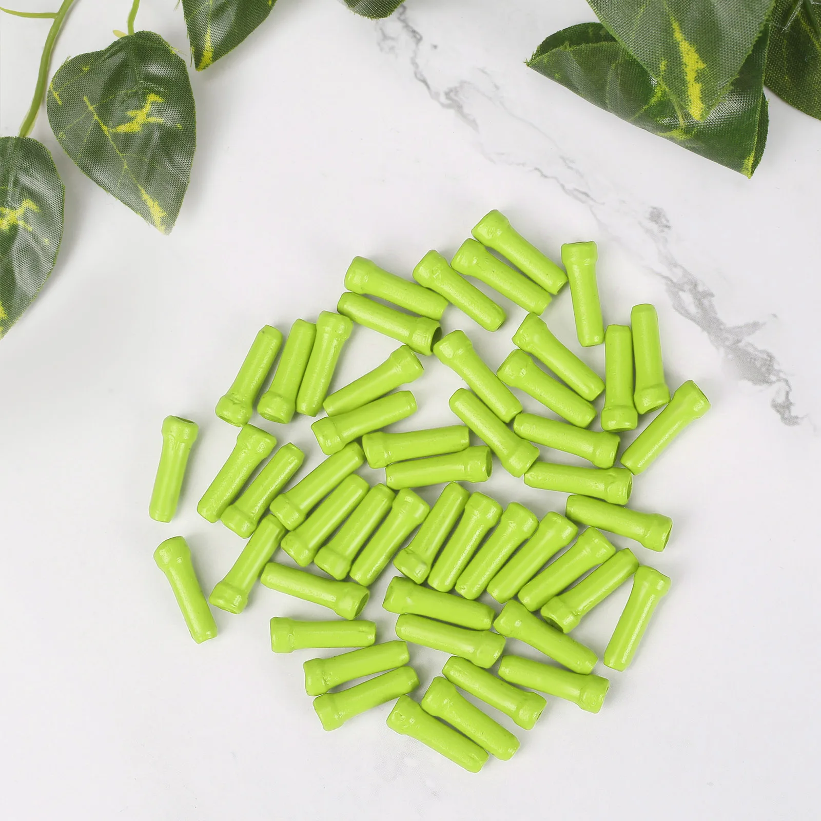 50 Pcs/lot MTB Bike Bicycle Brake Shifter Aluminum Inner Cable Tips Crimps Cycle Cycling Parts Derailleur Shift Cables End Caps