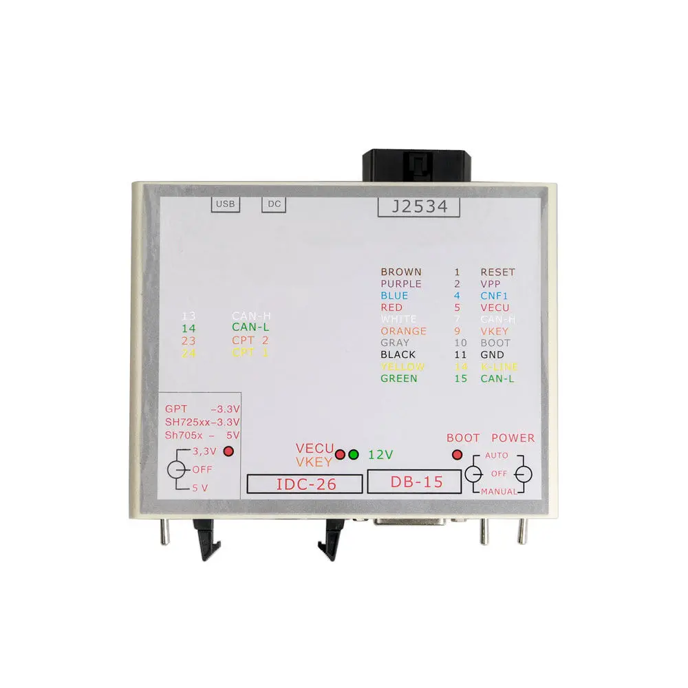 2020 J2534 PowerBox Adapter ONLY Can Works For ECU FLASH Clone Programmer Power Box