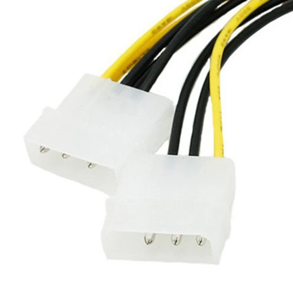 8-контактный мини PCIe для 2x Molex Мощность кабель(2 штуки в упаковке