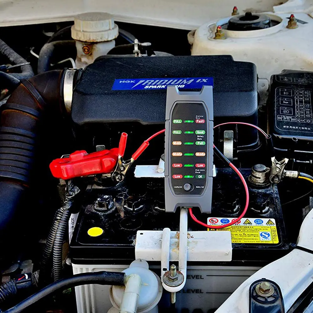 

Car Battery Alternator Tester 12V 6 LED Digital Display Electronic Battery Tester T25574 Car Battery Tester Car Diagnostic Tool