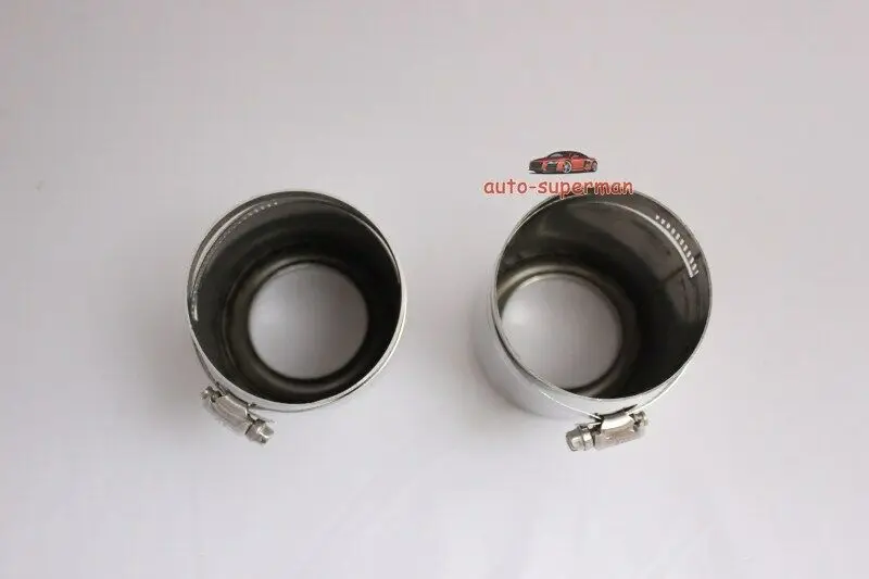 FOR VW Passat B6 3C 2005-10 CHROME EXHAUST MUFFLER TIP PIPE FINISHER