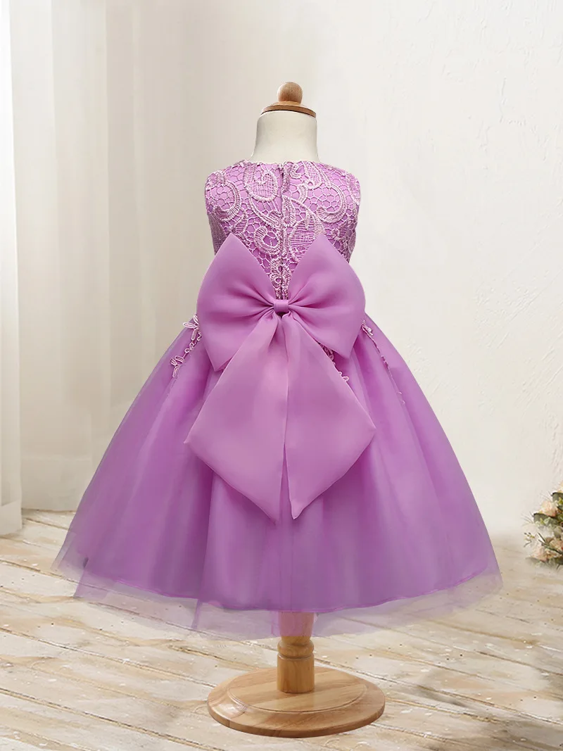 Детская одежда от производителя; Прямые продажи; Сетчатое кружевное торжественное платье в Корейском стиле; платье принцессы с бантом; подвижное платье для девочек