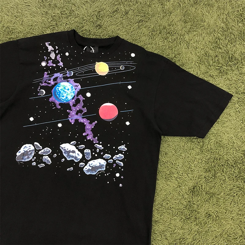 Мужская и женская футболка Astroworld, футболки, новая серия Astroworld, футболка, лучшее качество, повседневная с изображением Трэвиса Скотта, топы Kanye West