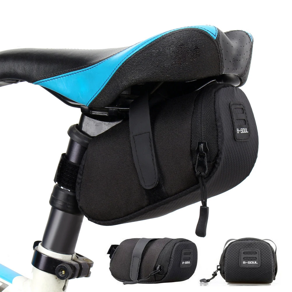 Nylon Bicycle Saddle Bag Waterproof Mountain Bike Saddle Storage Seat Rear Tool Pouch for bike bag,bicycle bag,bike accessory
