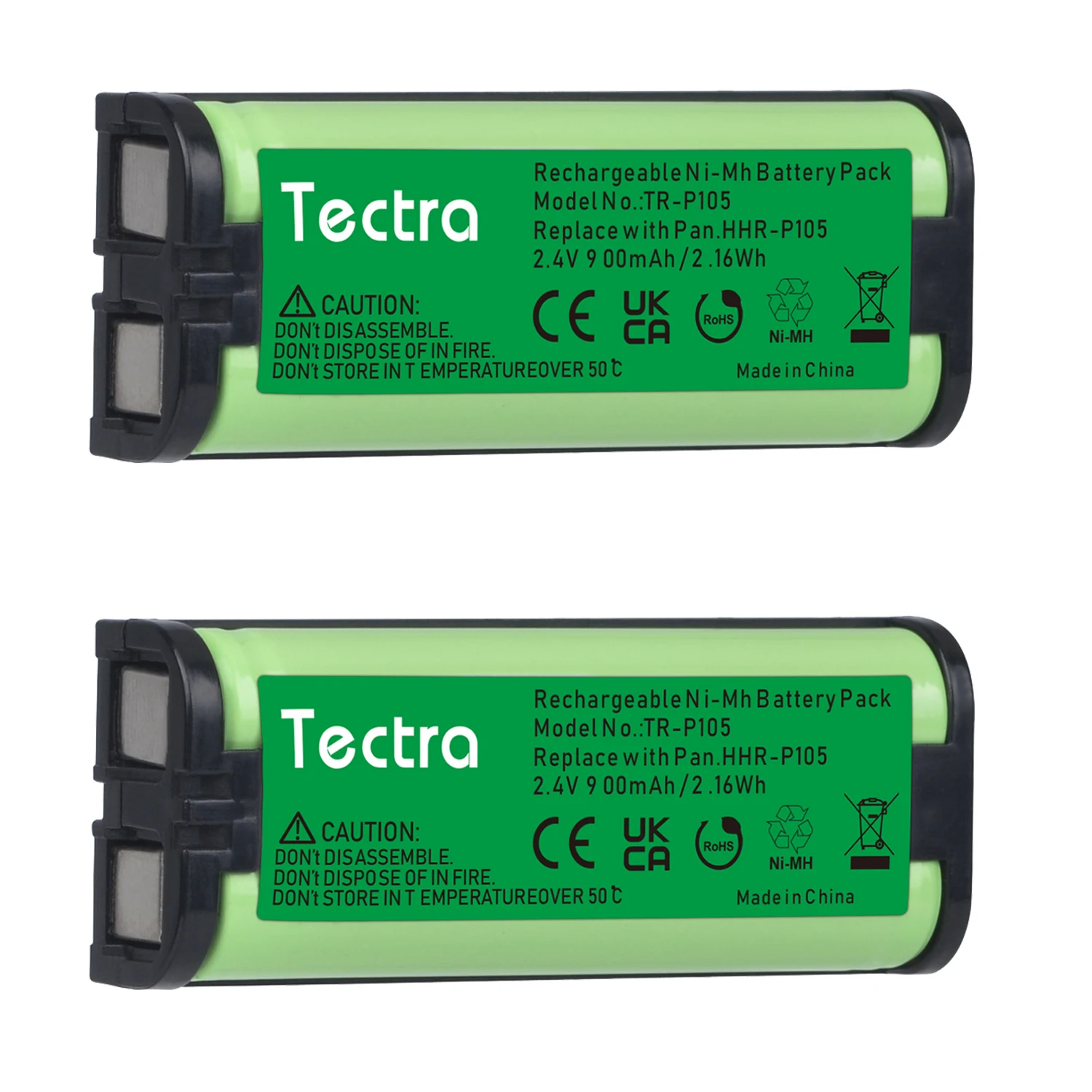 

HHR-P105 Cordless Phone Battery for Panasonic HHR-P105A KX-TG5777 KX-TGA242 KX-TGA571 (Type 31) Home Handset Telephone