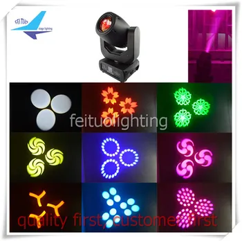 

4x DMX LED Stage Lights 150w LED Gobo Moving Head Lights Spot Holiday Lighting Projector For Disco Club Party